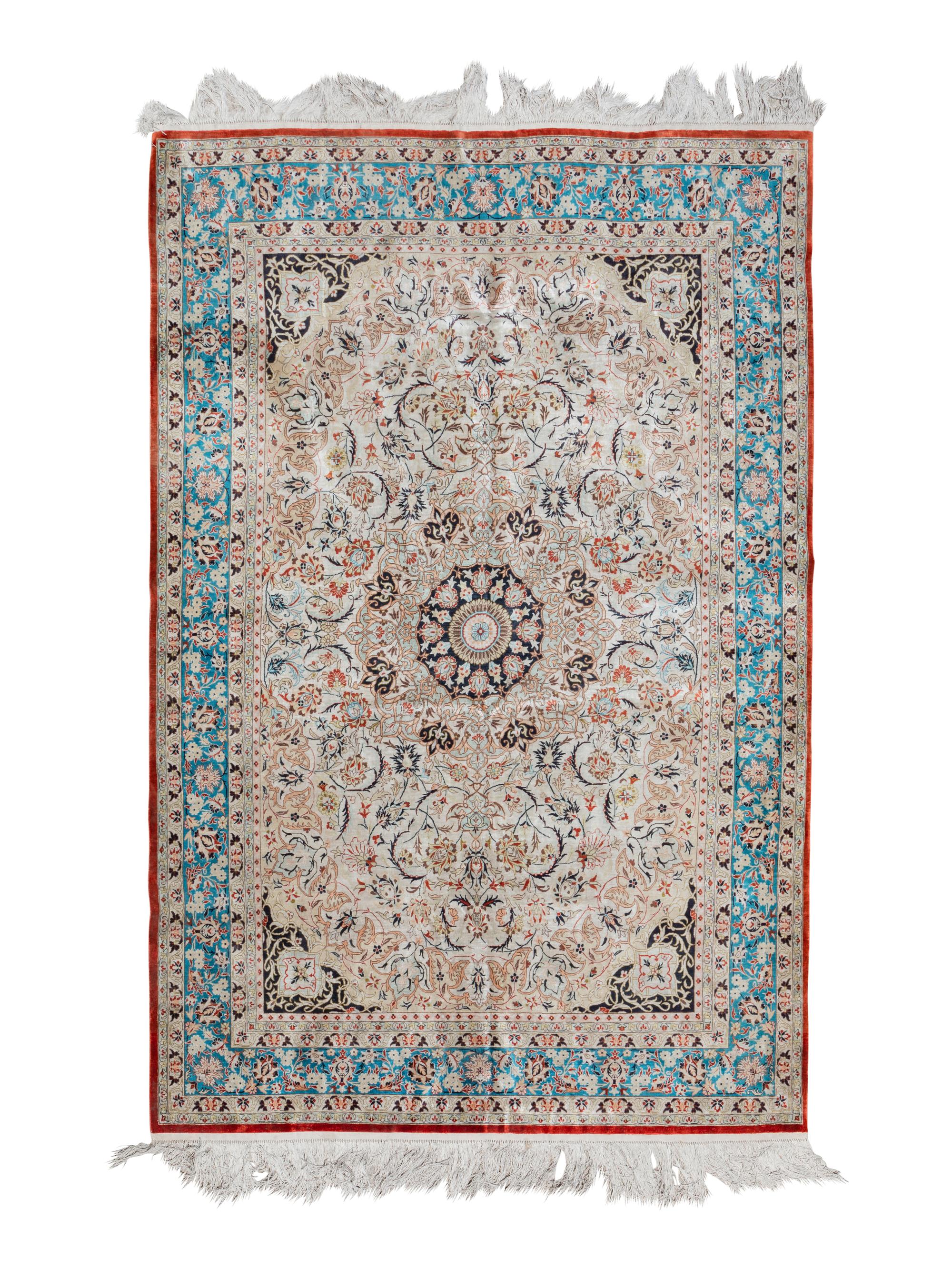 A Persian Silk Rug