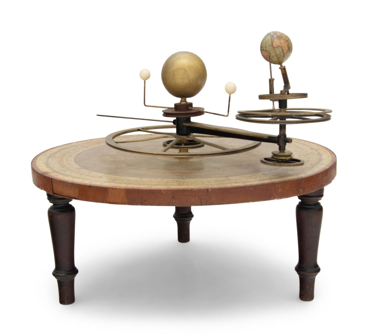 An English Brass Mounted Orrery