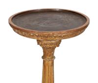 A Pair of Louis XVI Giltwood Pedestals