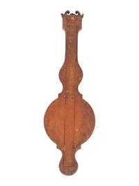 A Scottish George III Mahogany Wheel Barometer