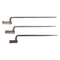 Lot of Three U.S. Socket Bayonets Including: 1795 and 1816