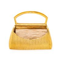 POINCOT, YELLOW GOLD PURSE