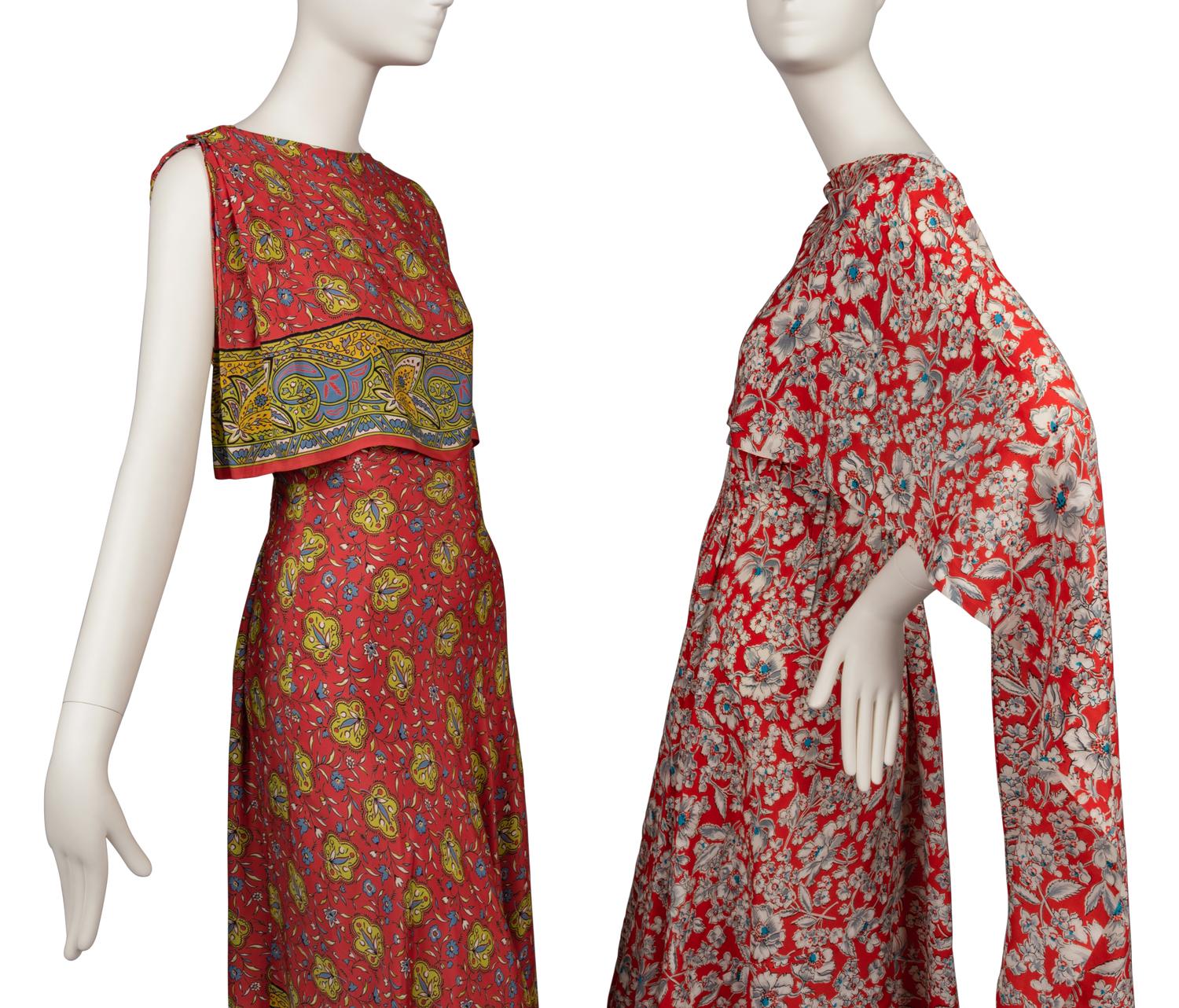 Three Dresses Made by Chicago Makers: Marguerite Pick and Lily Huffernan, 1930-1940s
