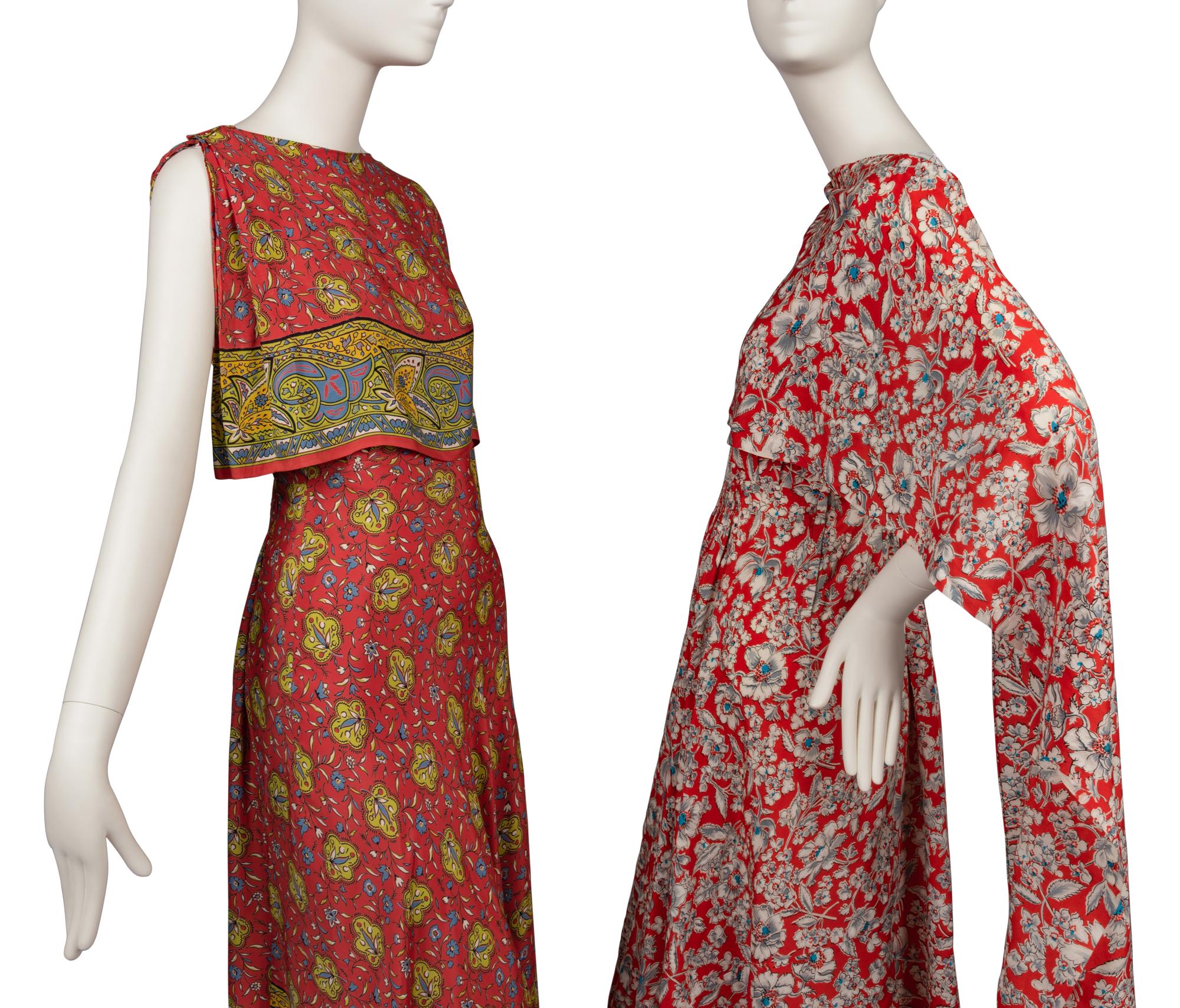Three Dresses Made by Chicago Makers: Marguerite Pick and Lily Huffernan, 1930-1940s