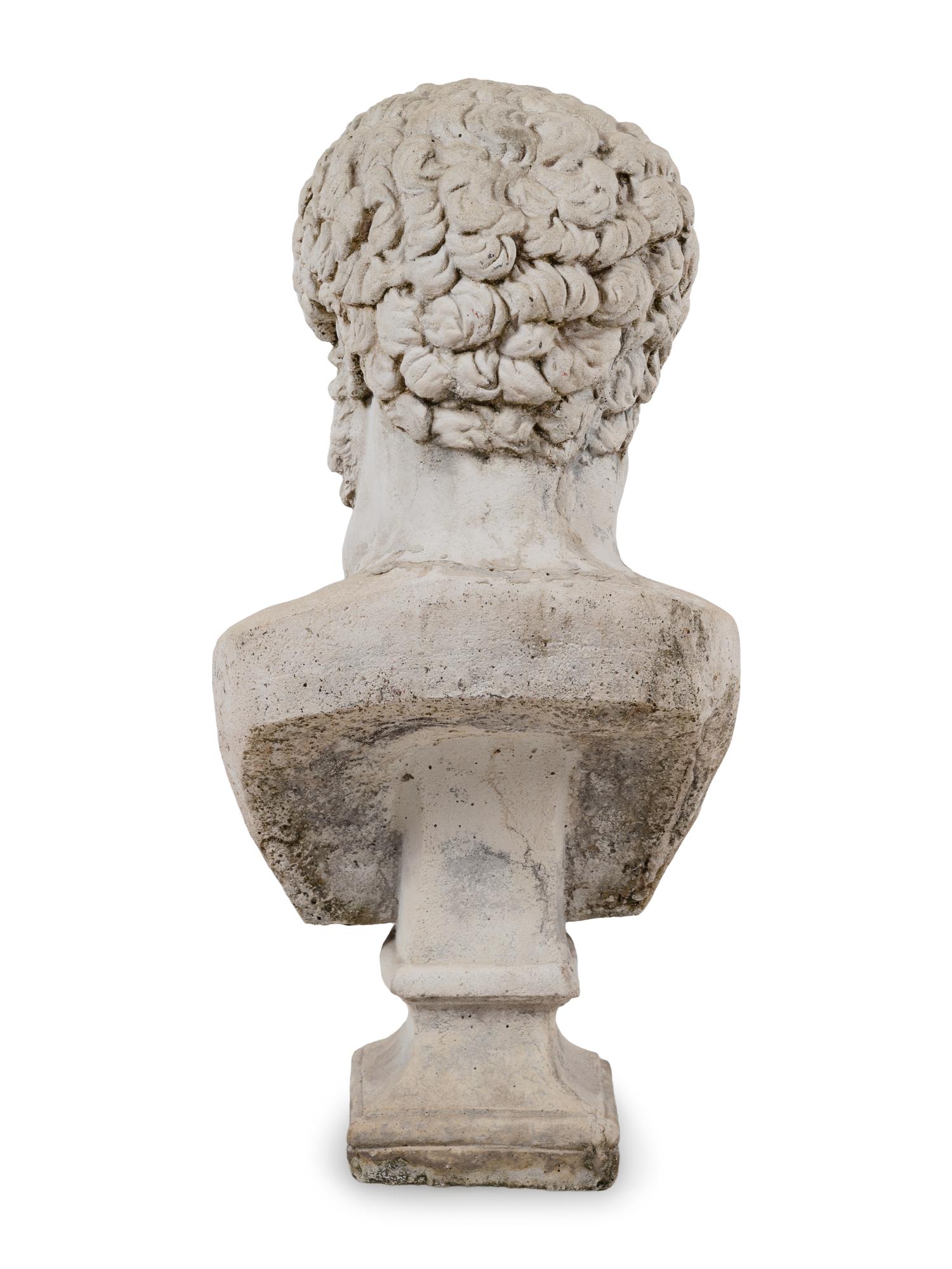 A Plaster Portrait Bust of Lucius Verus After the Antique