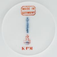 A Set of Six Berlin (K.P.M.) Porcelain Plates Diameter 9 1/8 inches. — 19TH/20TH CENTURY