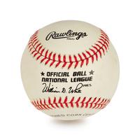A Vintage Barry Bonds Signed Autograph Baseball (Beckett Authentication Services BAS Certified),