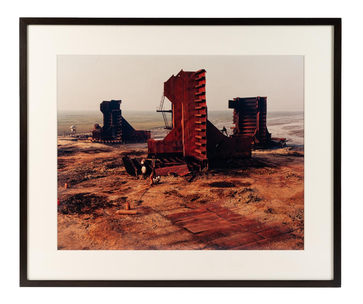 Edward Burtynsky (born 1955) Shipbreaking #27, with Cutter, Chittagong, Bangladesh, 2001