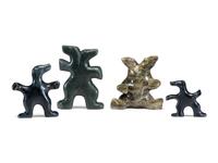 Soapstone Sculptures, Dancing Bears