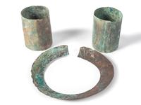 African Copper Collar AND Pair of Arm Bands