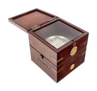A Mahogany and Brass Cased Ship's Chronometer by John Graham