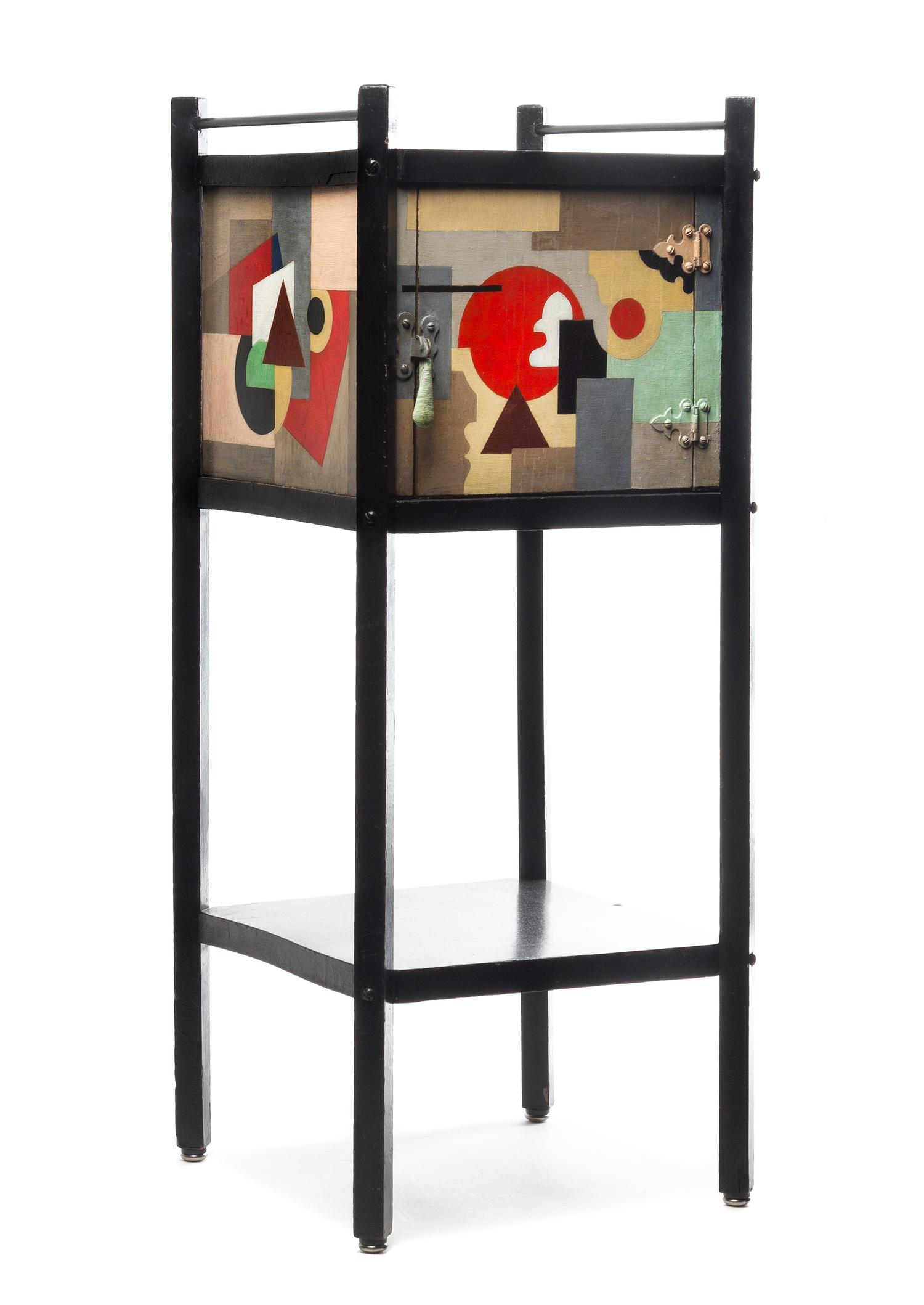 Paul Kelpe, (German/American, 1902-1985), a unique pipe cabinet, c. 1934