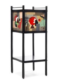 Paul Kelpe, (German/American, 1902-1985), a unique pipe cabinet, c. 1934