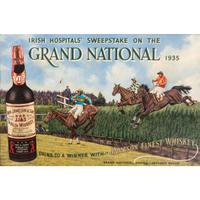 A Jameson Finest Whiskey Grand National Painted Advertisement