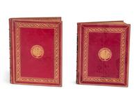 [BINDINGS]. A pair of finely bound works relating to magic and automata, comprising: