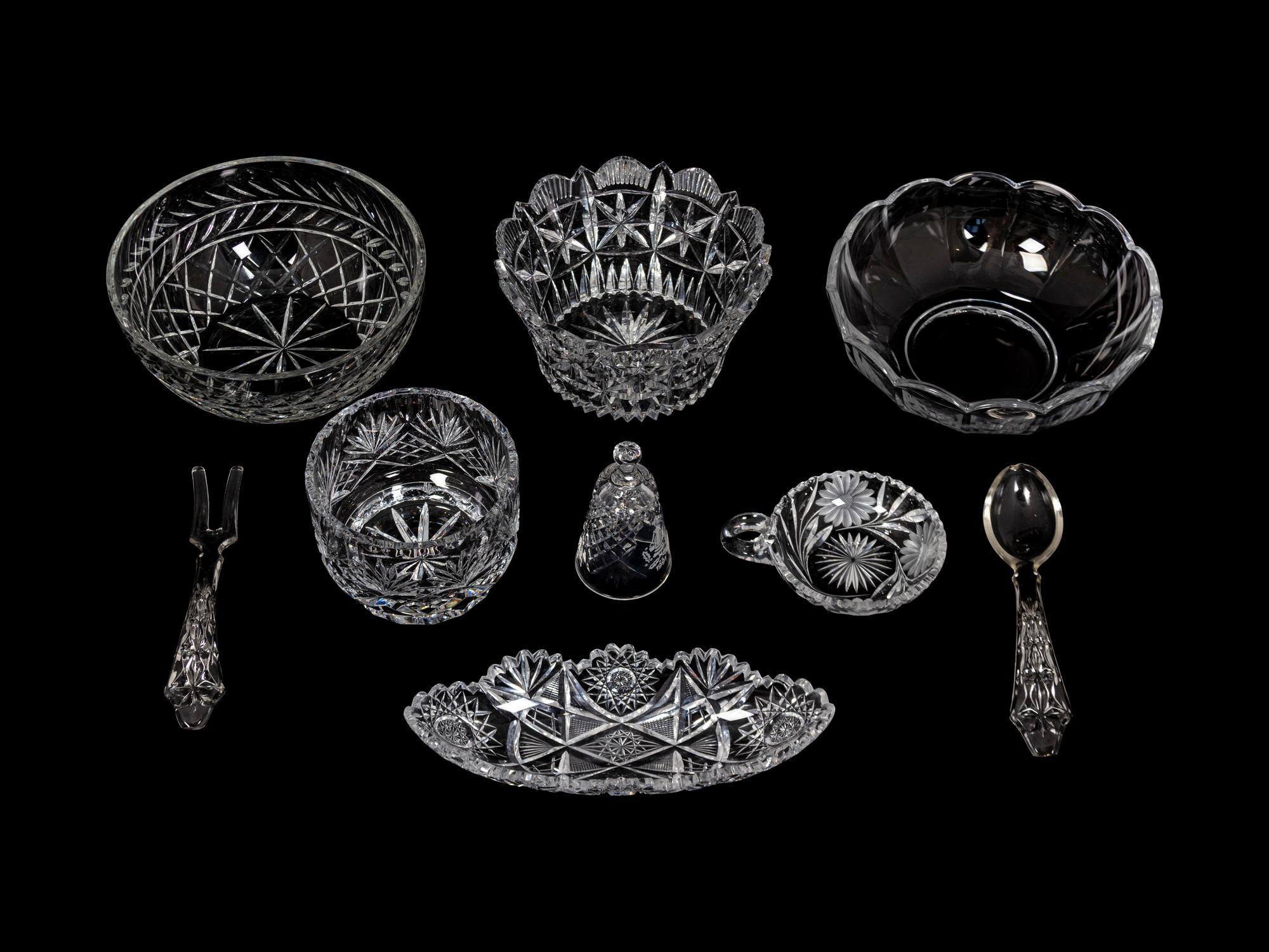A Collection of Glass Serving Articles