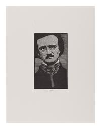 [PORTRAITS—AUTHORS]. Group of 27 wood-engraved portraits of authors (including duplicates and proof variants) from various works or suites by Barry Moser, various sizes and papers, EACH SIGNED BY MOSER in pencil. Includes: Dante, Poe, Twain, Lewis Carroll, Stoker, Wilde, Melville, Baum, Mary Shelley, Stevenson and many others.
