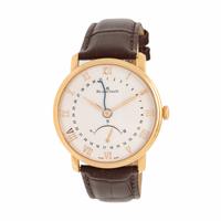 Blancpain, Ref. 6653Q 18K Rose Gold 'Villeret' Power Reserve Calendar Watch with Serpentine Date Hand