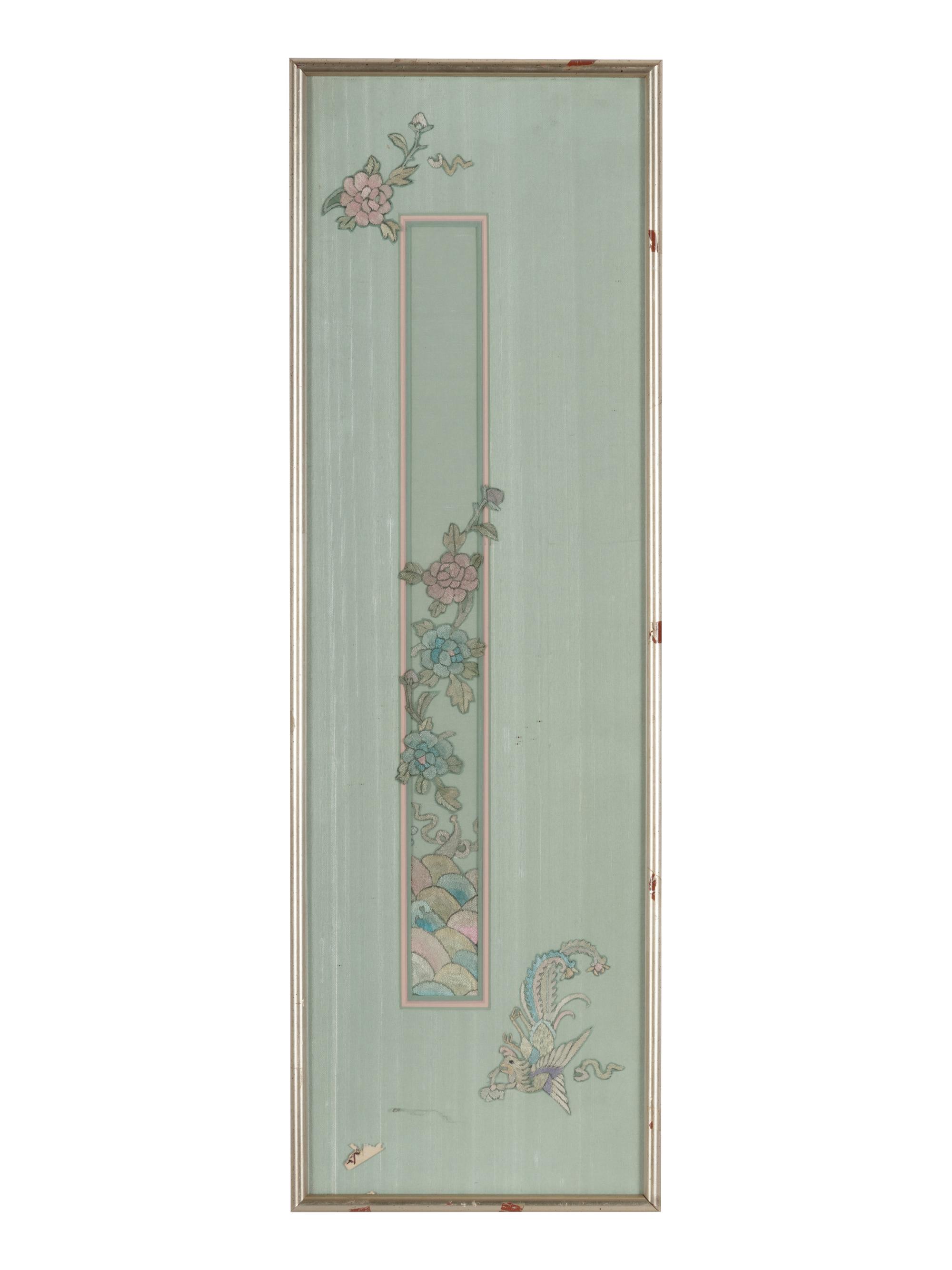 10 Chinese Embroidered and Woven Silk Articles