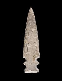 A Neolithic Flint Notch-Handled Dagger