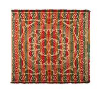Two Jacquard Wool and Cotton Coverlets