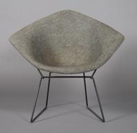 A Harry Bertoia Diamond Chair, Knoll, Height 30 1/2 inches.