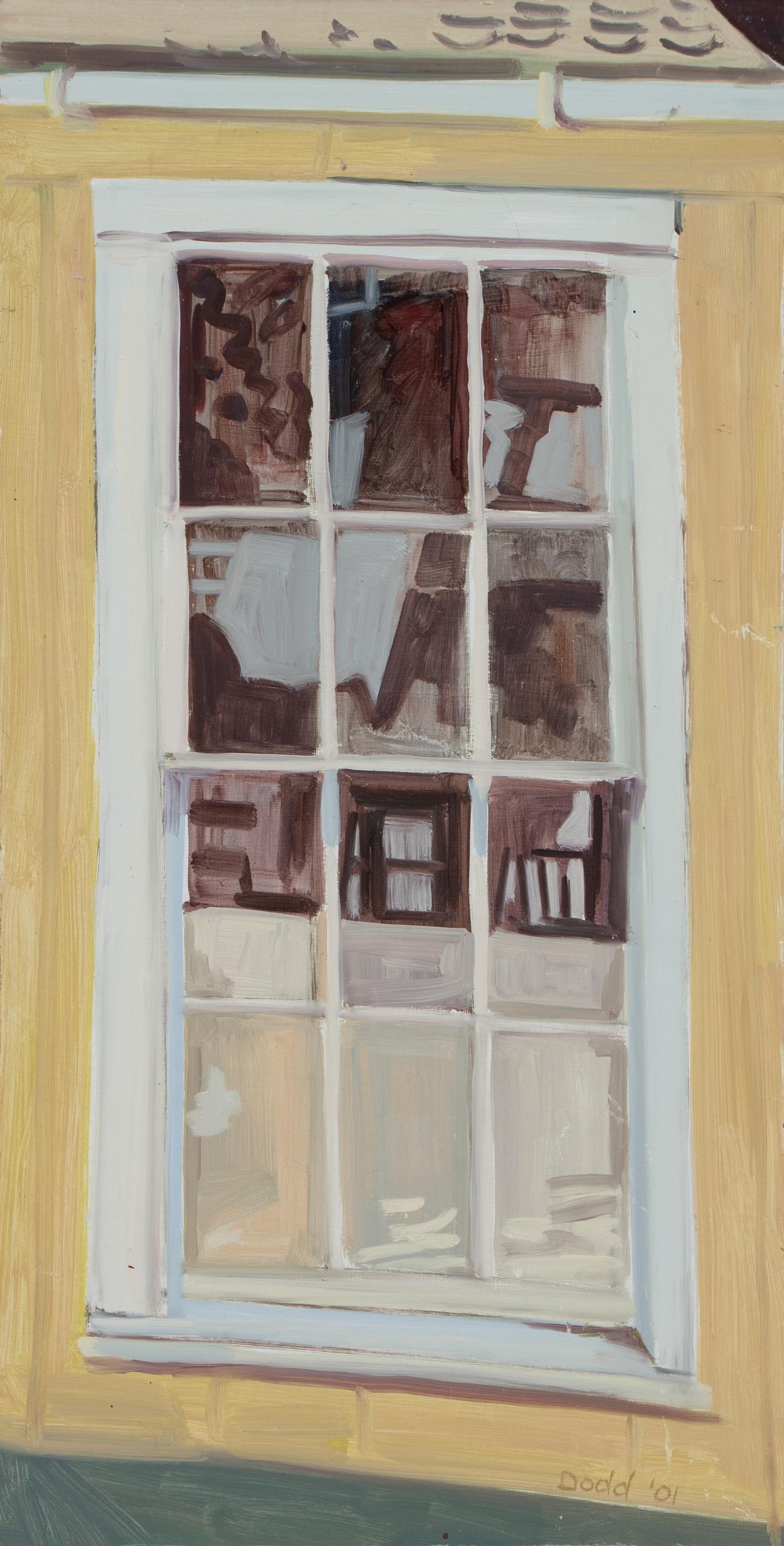 Window Reflections, Yellow House