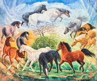 Ila McAfee, (American, 1897-1995), The Seasons, 1904