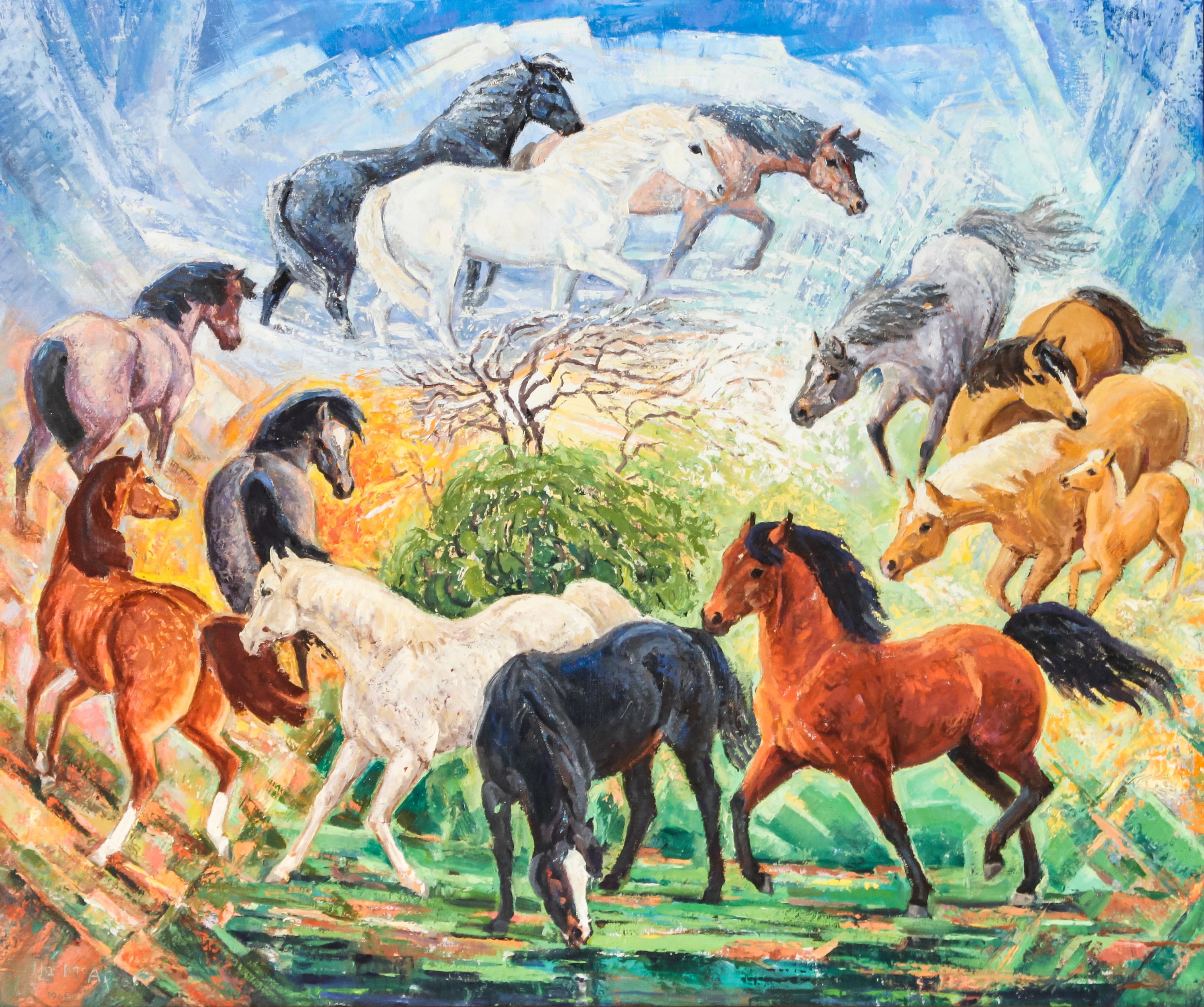 Ila McAfee, (American, 1897-1995), The Seasons, 1904