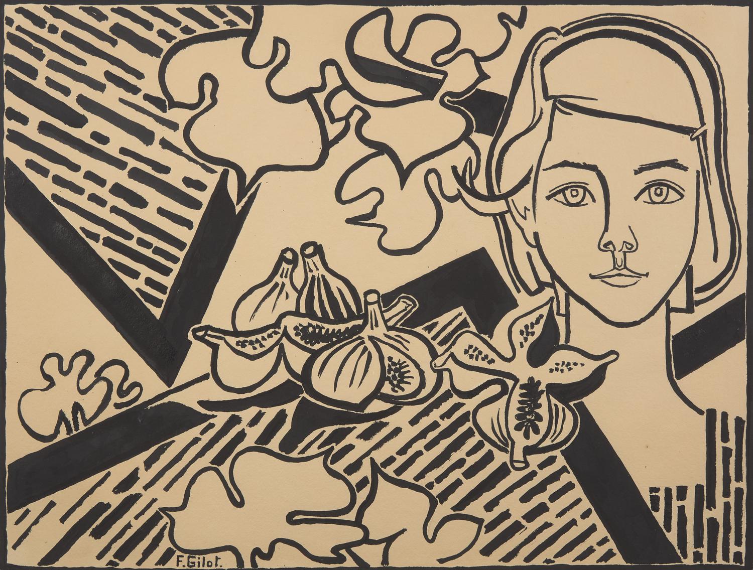 Aurélia au Jardin , 1969