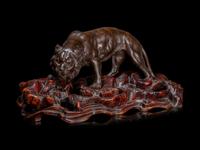 A Bronze Okimono of A Tiger