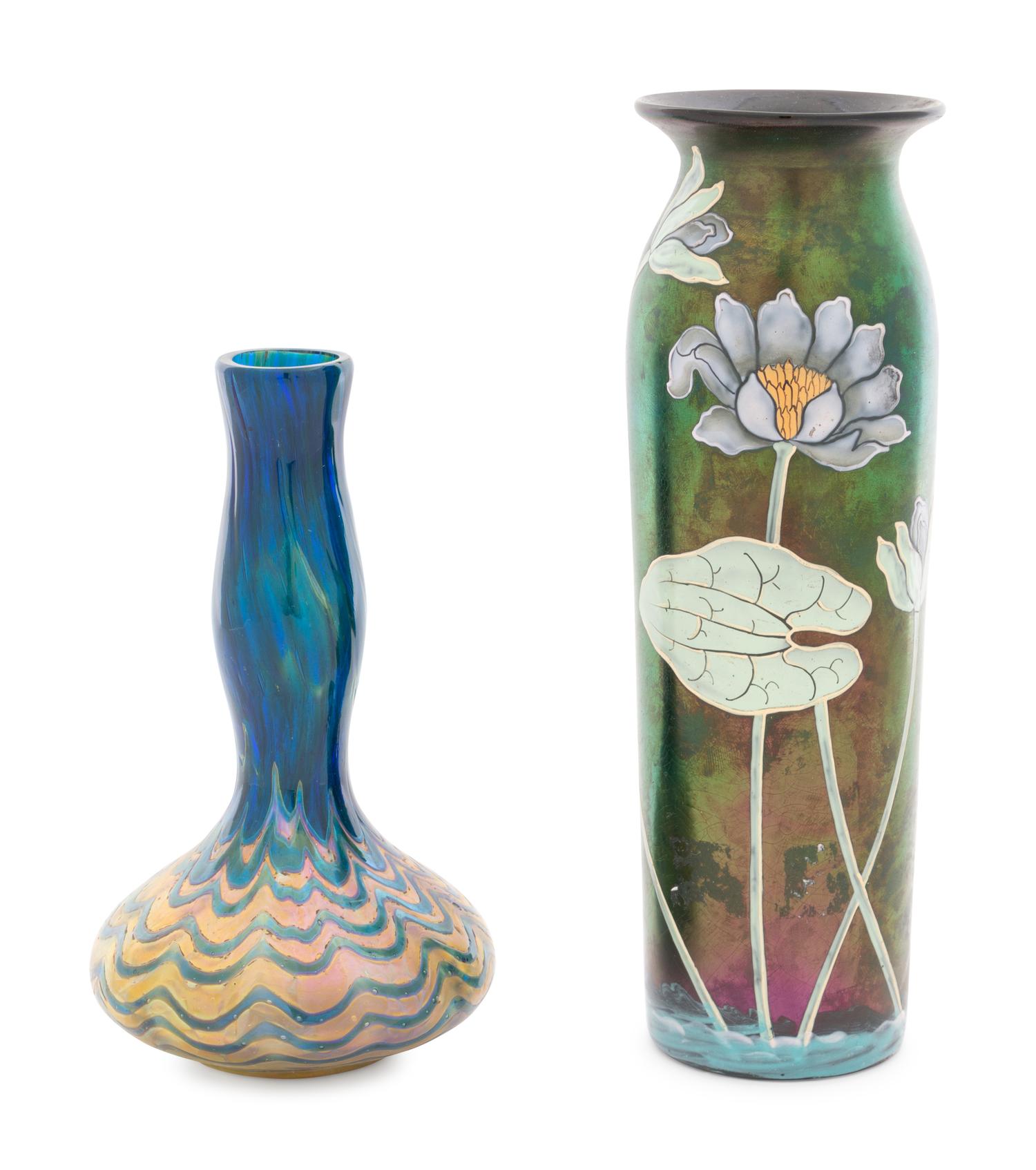 Three Continental Glass Articles