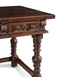 A Spanish Baroque Walnut Table