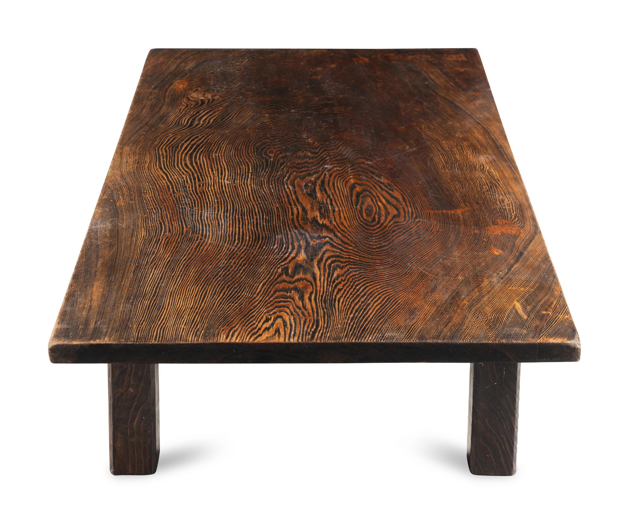 A Contemporary Oak Cocktail Table