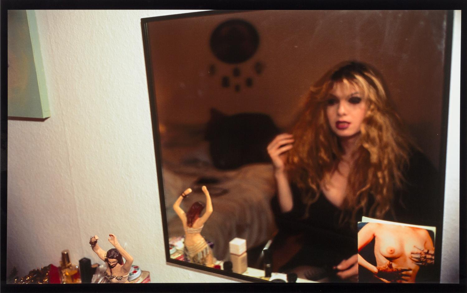 Nan Goldin, (American, b. 1953), Joey in My Mirror, Hornstr, Berlin, 1992