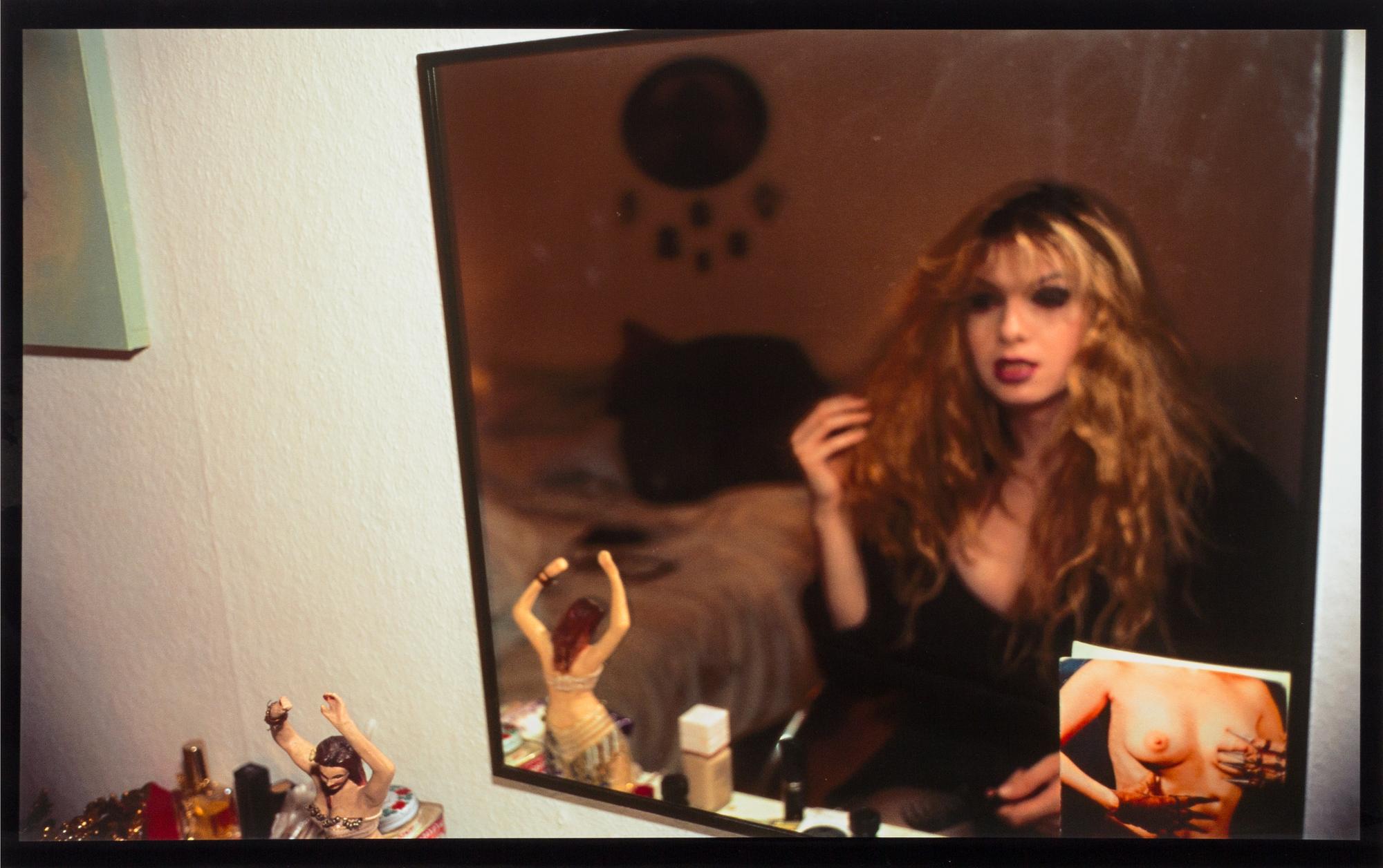 Nan Goldin, (American, b. 1953), Joey in My Mirror, Hornstr, Berlin, 1992