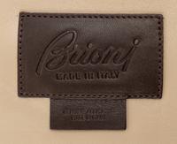 Brioni Brown Alligator Garment Bag,