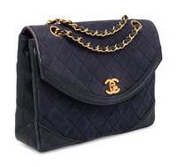 Chan el, Quilted Canvas Flap Bag