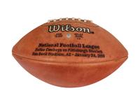 Mike Ditka’s Personal 1988 Pro Football Hall of Fame Commemorative Wilson Football Formerly Displayed at Mike Ditka's Restaurant
