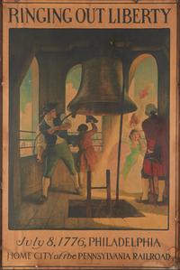 Newell Convers Wyeth (1882-1945), Ringing Out Liberty/ July 8, 1776, Philadelphia/ Home City of the Pennsylvania Railroad