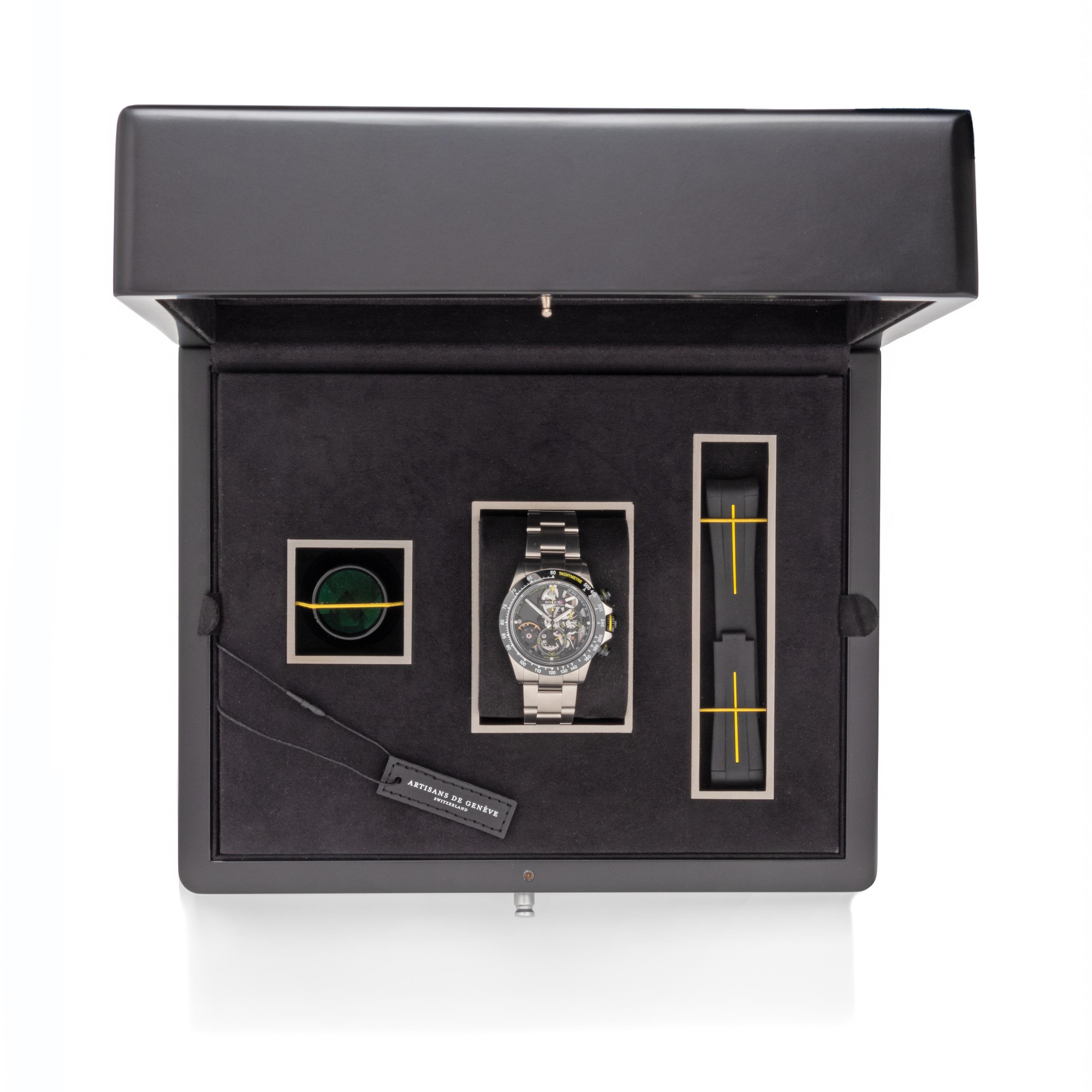 ARTISANS DE GENÈVE, REF. 130W2366 STAINLESS STEEL CHRONOGRAPH WATCH