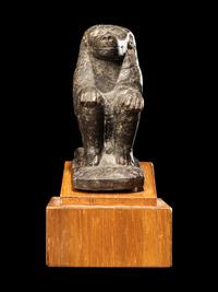 An Egyptian Serpentine Baboon