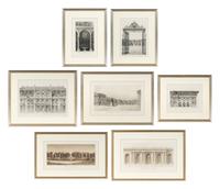 Views of Versailles and the Two Trianons (eight works)