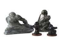 Collection of Inuit Soapstone Sculptures, PLUS