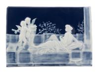 A Limoges Pate-Sur-Pate Plaque 6 x 8 5/8 inches. — 20TH CENTURY