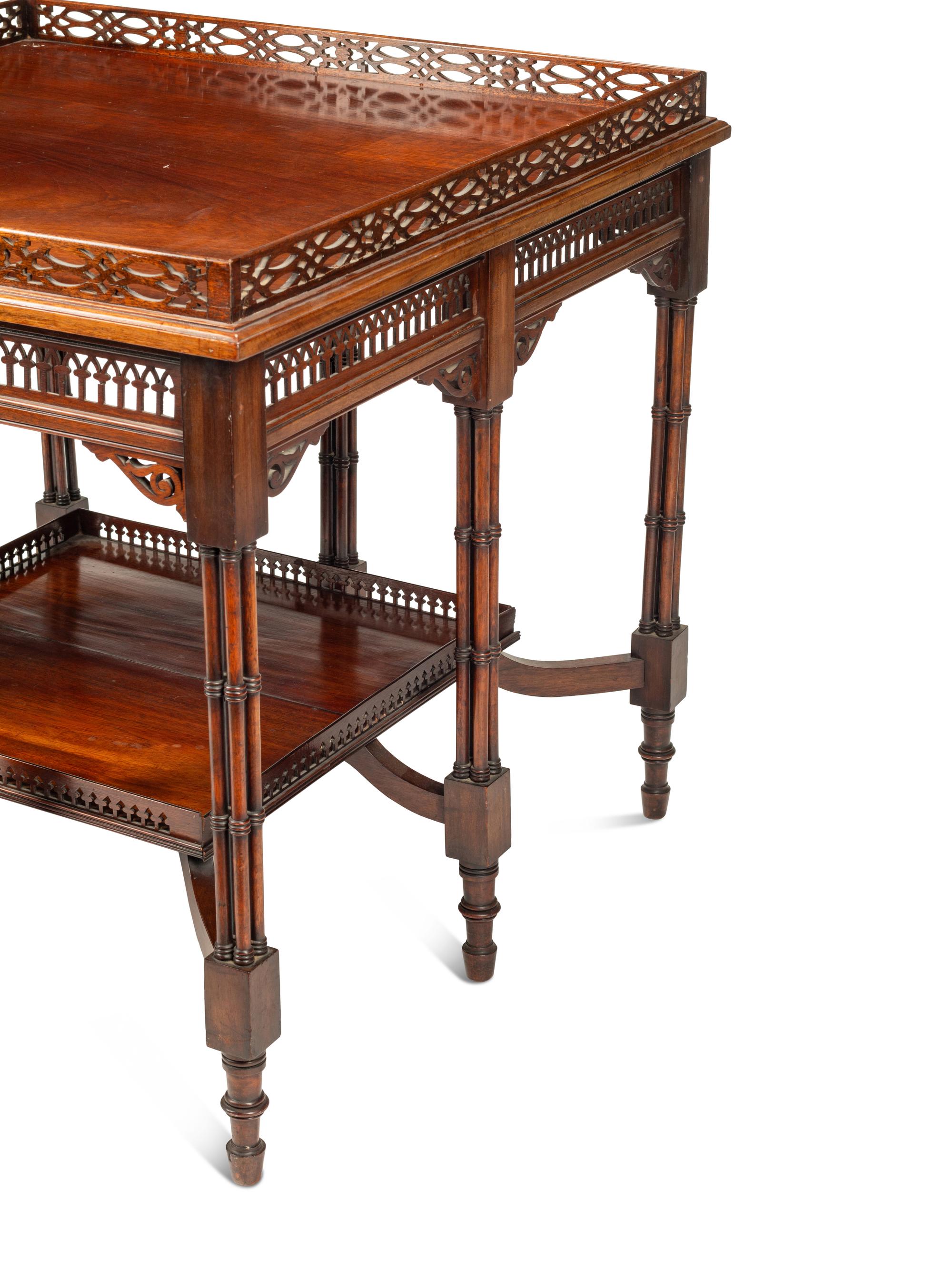A George III Style Mahogany Serving Table
