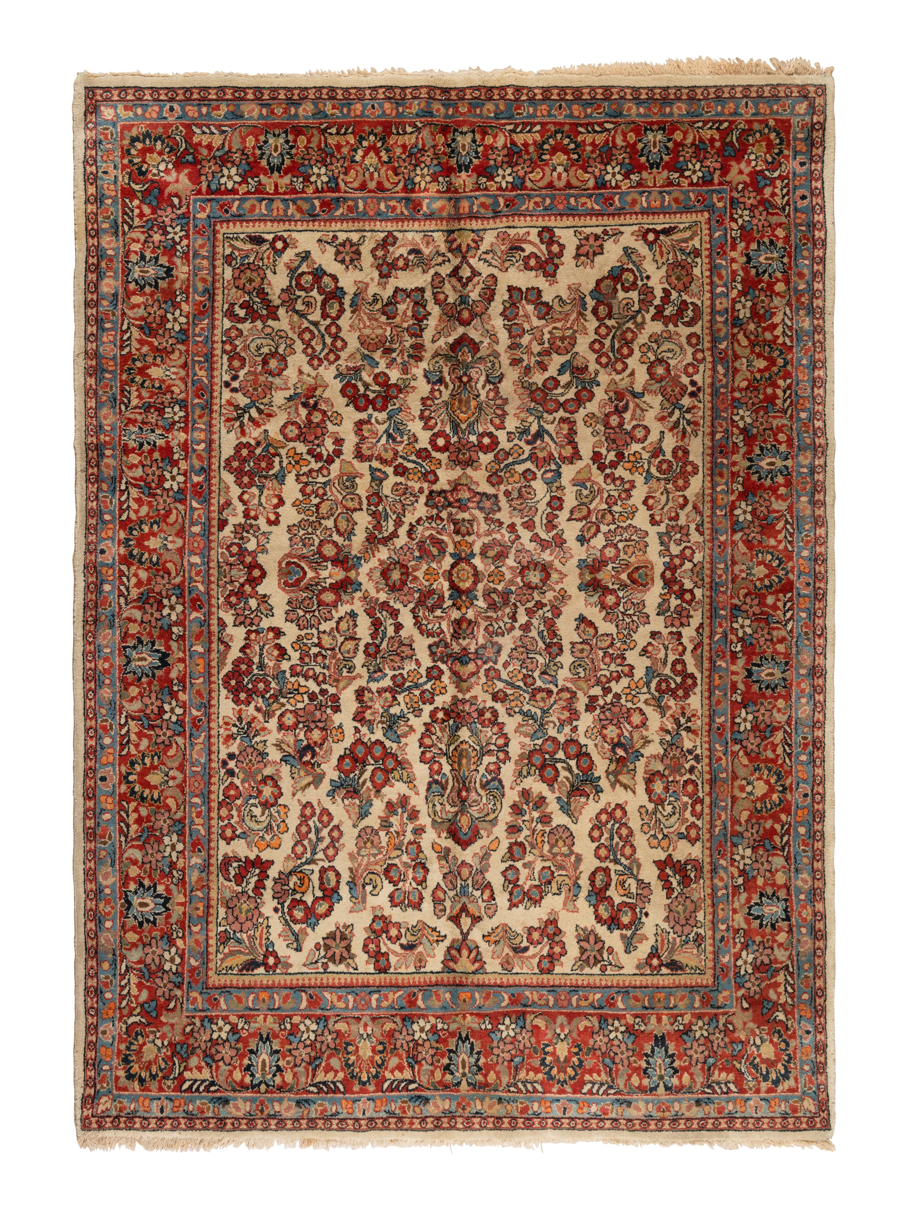 A Sarouk Wool Rug