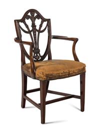 A George III Mahogany Armchair