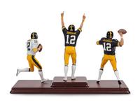 A Terry Bradshaw Pittsburgh Steelers Danbury Mint Figurine Display,