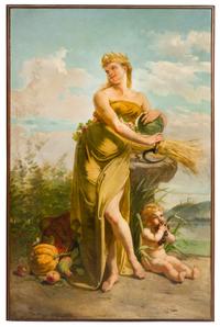 Emile Meyer, (French, 1823-1893), Allegories (three works)